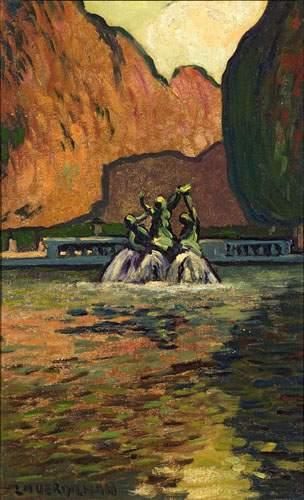 Louis-Mathieu VERDILHAN (1874-1928).
Bassin...