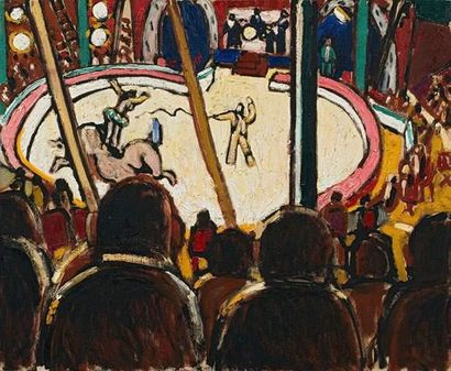 null Jean ARENE (1929).
Le Cirque.
Huile sur toile.
80 x 100 cm.