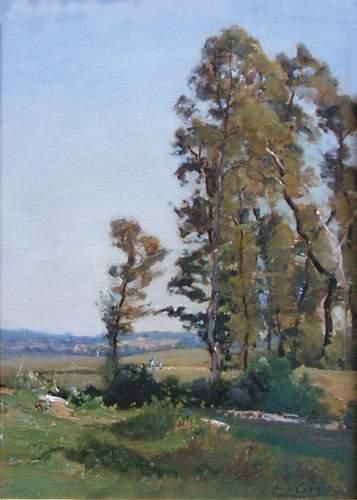 null CABIÉ, Louis Alexandre (1854-1939)
" Paysage aux environs de Barbizon "
Huile...