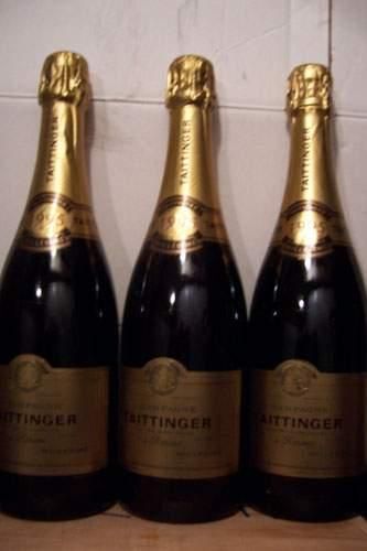 null 3 bouteilles Champagne Taittinger Brut Bl. 1995