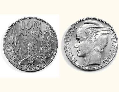  100 francs Bazor. 1935. (G. 1148). Or. Superbe.