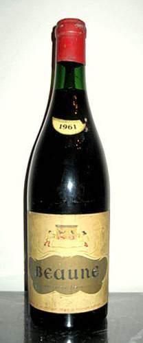 1 bouteille BEAUNE R. Combastet 1961