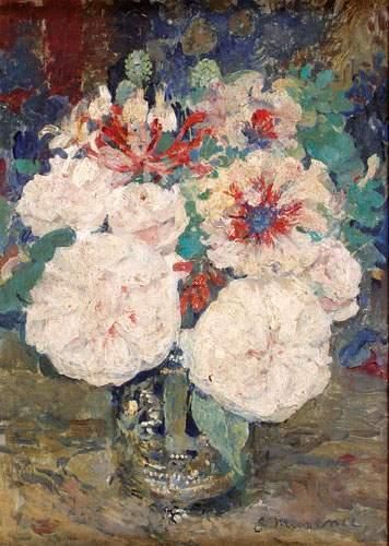 null MAXENCE Edgar (1871-1954) " Bouquet de fleurs "
Huile sur panneau, signée en...