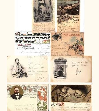 Album de cartes postales, 1900-1910. Régionalisme...