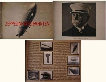 null Zeppelin-Weltfahrten
Vol in-4 broché, cartonnage éditeur, 1933
Histoire du zeppelin...