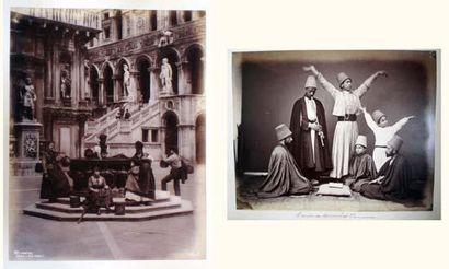 Italie et Turquie, c. 1880 Album in-4 oblong...