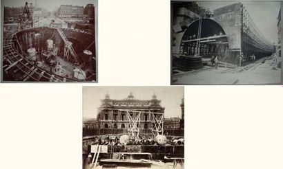 null Paris - construction du métro, anonyme, 1900-1910
Superbe et très rare ensemble...