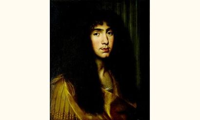  Attribué à Jean NOCRET (1617-1672) Portrait présumé de Philippe d'Orléans, frère...