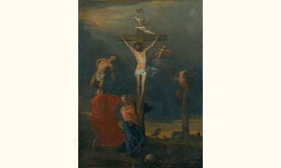 Ecole ALLEMANDE, 1700, SEYPEN *** La Crucifixion...