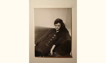 MICHEL BRODSKY Portrait de Françoise Sagan,...