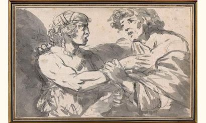 Jean Baptiste GREUZE (1725 - 1815)
Deux romains...