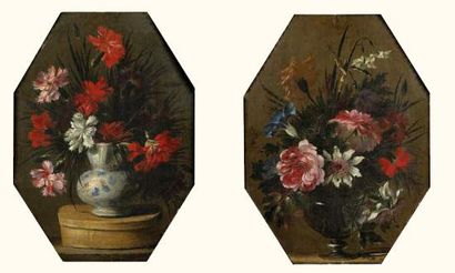 null Nicolas BAUDESSON (Troyes vers 1611 - Paris 1680)
- Nature morte au bouquet...