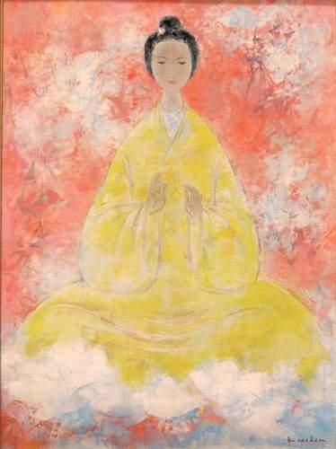 null *vu cao dam (1908-2000)
jeune femme en méditation
Huile sur toile, signée en...
