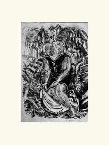 null DUFY Raoul (1877-1953).
Baigneuse. Vers 1918-20.
Lithographie en noir sur vélin.
Epreuve...
