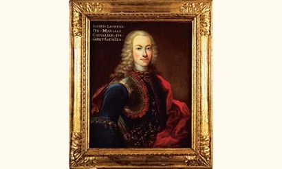 ECOLE FRANÇAISE du XVIIIe siècle Portrait...