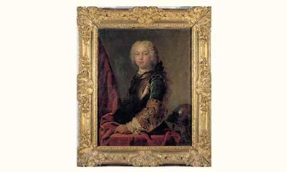 null Attribué à Jean RANC (Montpellier 1674 - Madrid 1735)
	
PORTRAIT D'UN JEUNE...