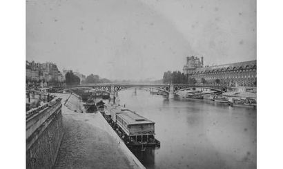 null LE GRAY Gustave (1820-1882) 

Paris, pont du Carrousel, vu du Port Royal, vers...