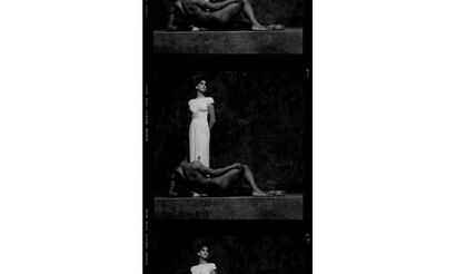 null Lord SNOWDON 

Vogue, 1986.

7 planches contact de 12 images numérotées au dos.
50...