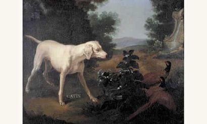 null Ecole française du XVIIIe siècle, entourage de OUDRY

la chienne catin à l'arrêt...