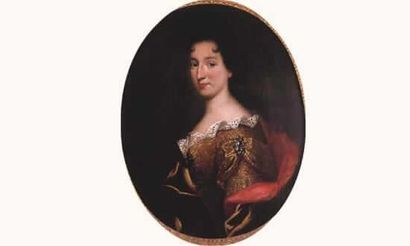 null Ecole française du XVIIème siècle

Portrait d'une jeune femme AU vétement broché...