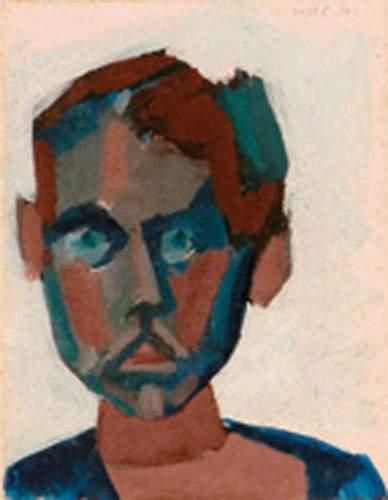 null William CHATTAWAY, né en 1927
Portrait d'homme, 91
Gouache monogrammée et datée...