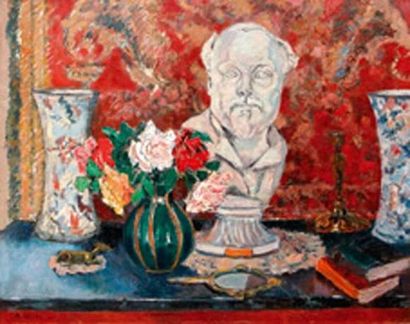 André WILDER (1871-1965) Composition au vase...