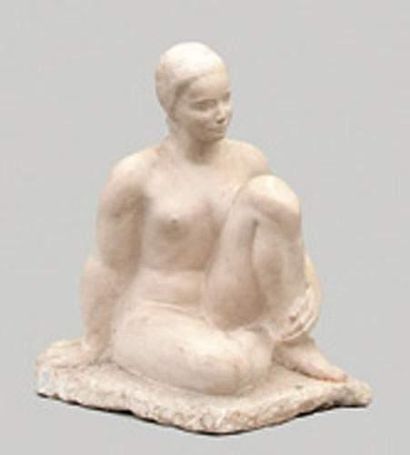 Suzanne AUBERT (1905-2005)
Jeune femme assise
Sculpture...