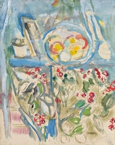 null Michel KIKOINE (1892 - 1968)
“NATURE MORTE”

Gouache et pastel sur papier marouflé...