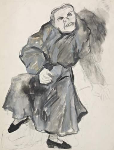null Natalia GONTCHAROVA (1881 - 1963)
“PROJET DE COSTUME THEATRAL CREE POUR LE BALLET...