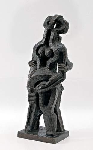 null Ossip ZADKINE (1890 - 1967)
“PERSONNAGE OU LA FEMME A LA VIOLE OU FIGURE DEBOUT...