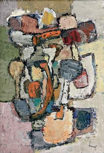 null Jacques DOUCET (1924 - 1994)
“SANS TITRE”, 1956

Huile sur toile signée en bas...