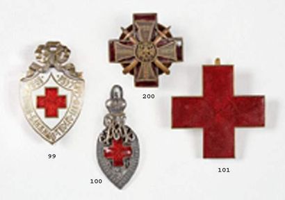 null Insigne de distinction de la croix rouge.
Bronze, fabrication 1915-1917. WA...