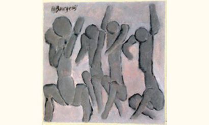 null M. BOURGEOIS
« Expression physique », 1978
Huile sur toile signée en haut à...