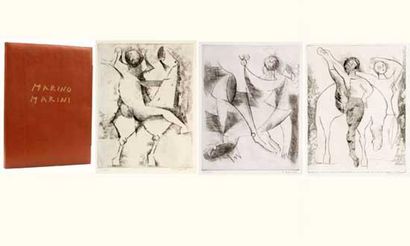 null Marino MARINI (1901-1980)
« Opera grafica »
20 gravures à l'eau-forte et pointe...
