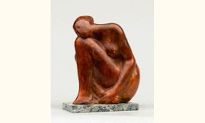 null Pierre BRUN (Né en 1915)
« Cannelle »
Épreuve en bronze, fonte originale à patine...