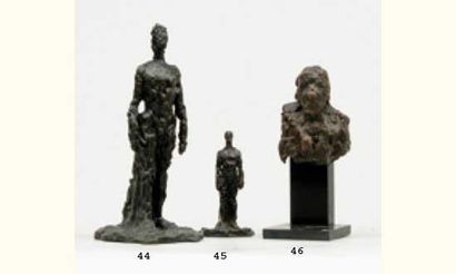 null Marie-Hélène CASTIER
« Homme debout »
Épreuve en bronze, fonte originale à patine...