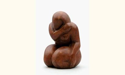 null Ferdinand PARPAN (1902-2004)
Femme a genoux un bras replié sous le visage
Sculpture,...