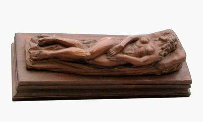 null Ferdinand PARPAN (1902-2004)
Femme nue endormie
Sculpture, taille directe en...