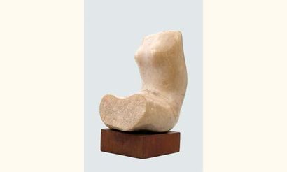 null Ferdinand PARPAN (1902-2004)
Torse de femme assise
Sculpture, taille directe...