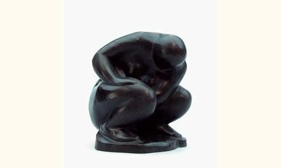 null Ferdinand PARPAN (1902-2004)
Femme à sa toilette
Épreuve en bronze, fonte d'édition...