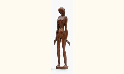 null Ferdinand PARPAN (1902-2004)
Femme nue debout
Sculpture, taille directe en ronde-bosse...