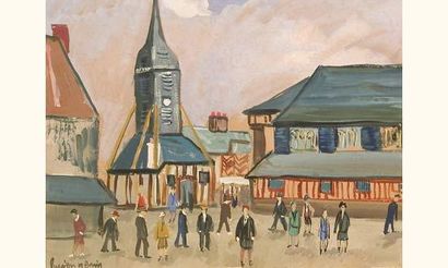null Lucien GENIN 1894-1953

"Honfleur"

Gouache signée en bas à gauche
25 x 33 ...