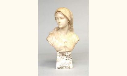 null BLACHE fin du XIXe siècle

Buste de jeune femme en albâtre, socle en marbre
Hauteur...