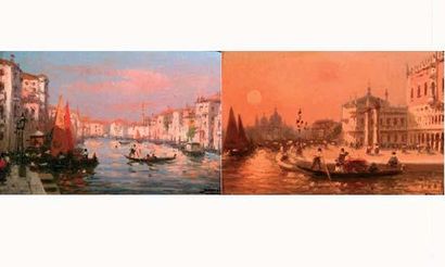 MIRO fin XIXe début XXe siècle. “Vue de Venise”....