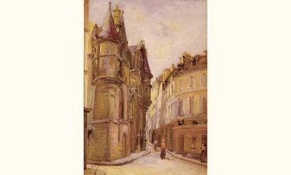 null Gustave MADELAIN - 1867-1944

PROMENEUSES AUPRÈS DE L'HÔTEL DE SENS

Huile sur...