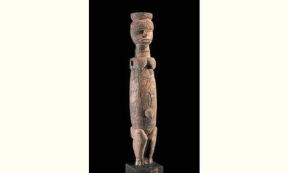 null Ibibio-Eket. (Nigéria)

Bois. h. 52 cm

Belle et ancienne marionnette féminine...