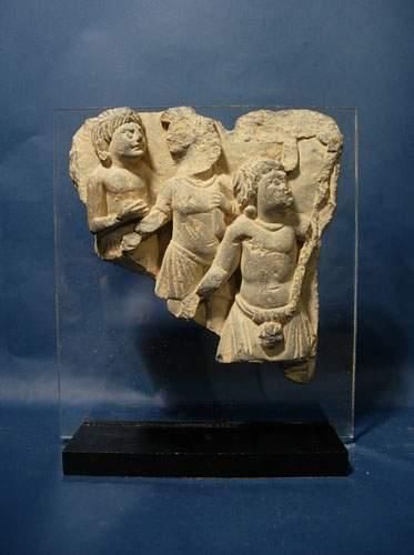 null ART GRECO-BOUDDHIQUE DU GANDHARA (Ier - Vème siècle ap. J.C.)
Fragment de bas-relief...