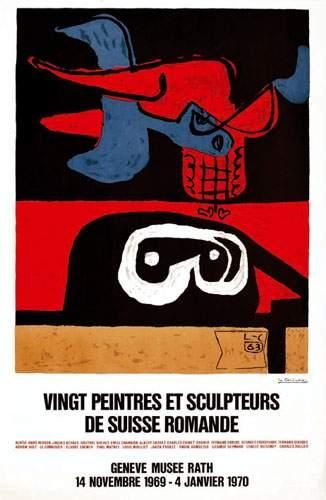 null AFF. DE GALERIES, DE PEINTRES / ARTISTS POSTERS
Le Corbusier 1963 Genève (Suisse)
Vingt...