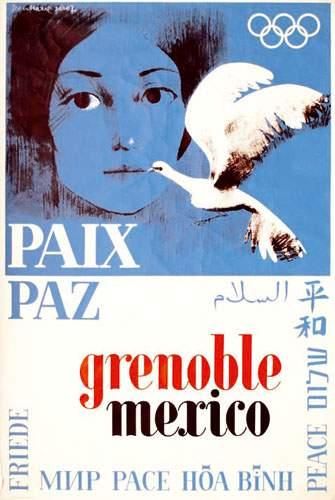 null JEUX OLYMPIQUES / OLYMPIC GAMES
Paix Paz
Grenoble Mexico 1968.
Noblet Grenoble
JEAN...