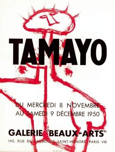 null AFF. DE GALERIES, DE PEINTRES / ARTISTS POSTERS
Tamayo
Galerie Beaux Arts. 1950.
Union...